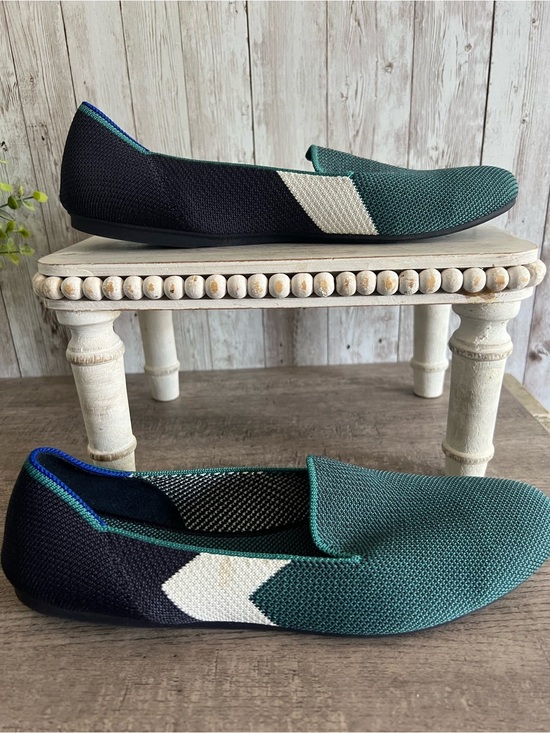 Rothy's Shoes - Rothy's Spruce Prep Coloblock Retired Pattern Lounge Loafer Womens Size 8.5